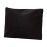 Solid Canvas Cosmetic Bag Make Up Clutch Bag (10.5W x 7.5H, Solid Canvas Black)