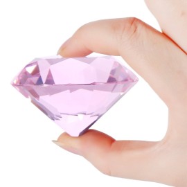 Nail Art Display Diamond, 2 Colors Glass Crystal Base,Shiny Decoration Manicure Accessories Display Tools for Hand Model Shoot Ornament(Pink) Nail Art Display Diamond, 2 Colors Glass Crystal Base,Shiny Decoration Manicure Accessories Display Tools for Hand Model Shoot Ornament(Pink)