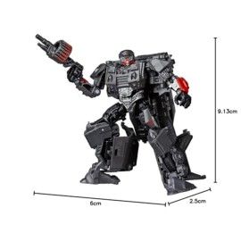 Transformers Toys Studio Series 50 Deluxe The Last Knight Movie WWII Autobot Hot Rod Action Figure - Ages 8 & Up, 4.5