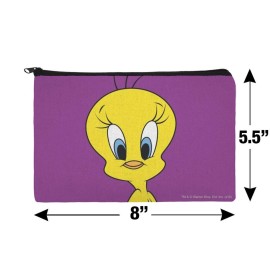 Looney Tunes Tweety Bird Makeup Cosmetic Bag Organizer Pouch