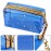 Meetory 5 Pack Waterproof Cosmetic Bag Portable Translucent Makeup Bag Zippered Travel Toiletry Pouch for Vacation, Bathroom, Organizing