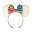 A Miaow Sequin Black Mouse Ears Headband MM Glitter Hair Clasp Adults Women Butterfly Hair Hoop Birthday Party Holiday Park Photo Supply (Rainbow 1b)