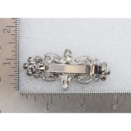 Faship Gorgeous Purple Rhinestone Crystal Flora Hair Barrette Clip Faship Gorgeous Purple Rhinestone Crystal Flora Hair Barrette Clip