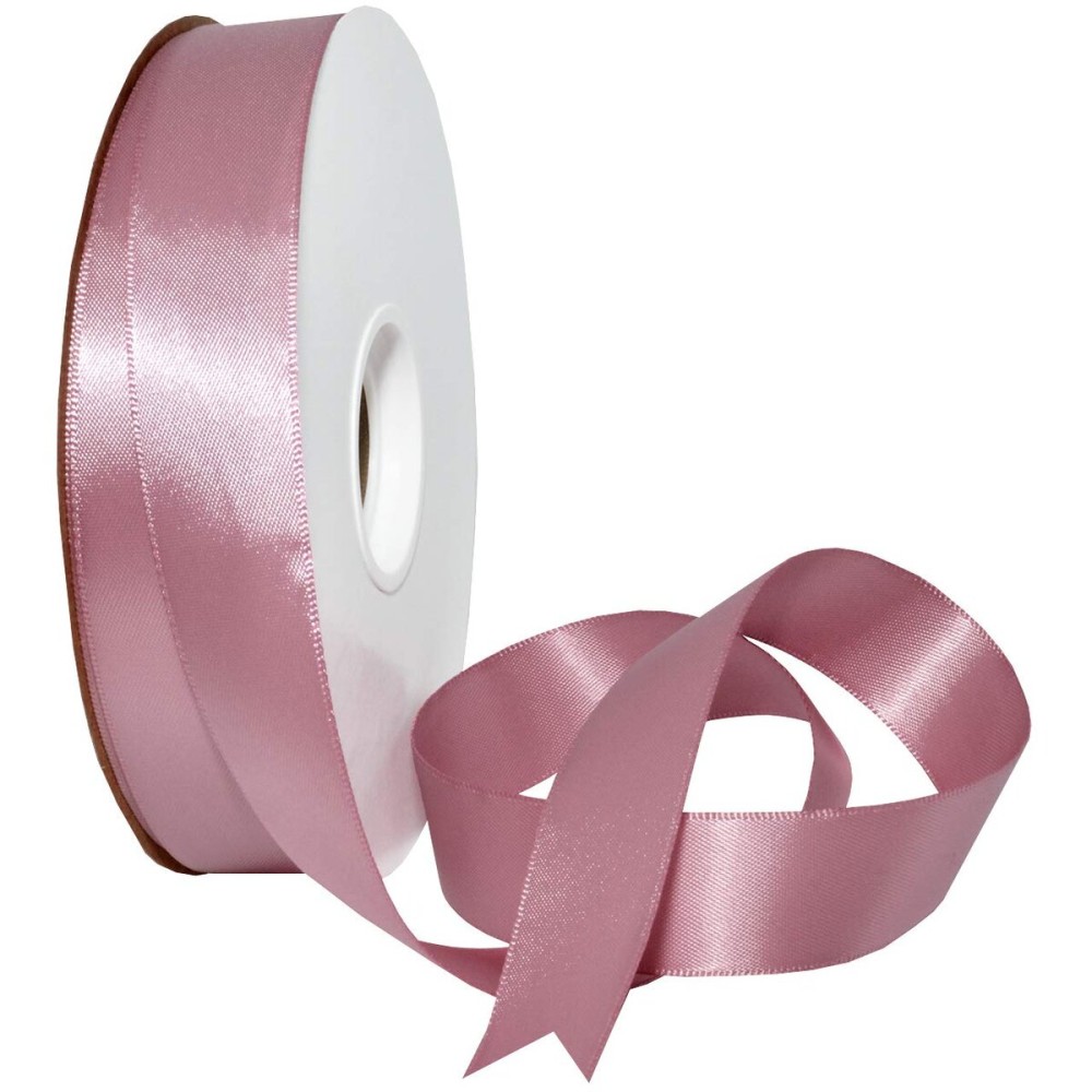 Morex Ribbon Double Face Satin Ribbon 7/8 X 50 YD Rosy Mauve Ribbon for Gift Wrapping, Birthday Gift Cards, Satin Dress for Women, Silk Ribbons for Crafts, Wedding Gifts for Couple Morex Ribbon Double Face Satin Ribbon 7/8 X 50 YD Rosy Mauve Ribbon for Gift Wrapping, Birthday Gift Cards, Satin Dress for Women, Silk Ribbons for Crafts, Wedding Gifts for Couple
