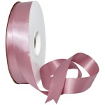 Morex Ribbon Double Face Satin Ribbon 7/8 X 50 YD Rosy Mauve Ribbon for Gift Wrapping, Birthday Gift Cards, Satin Dress for Women, Silk Ribbons for Crafts, Wedding Gifts for Couple
