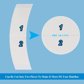 Lace Front Wig Tape - 36 Pieces, Water-Proof Strong Adhesive Double Sided Lace Wigs Tape (white) Lace Front Wig Tape - 36 Pieces, Water-Proof Strong Adhesive Double Sided Lace Wigs Tape (white)