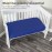 Everyday Kids Fitted Crib Sheet, 100% Soft Breathable Microfiber Baby Sheet, Fits Standard Size Crib Mattress 28in x 52in, Royal Blue Nursery Sheet