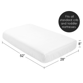 Sweet Jojo Designs Yellow, Green and White Sunflower Boho Floral Girl Baby or Toddler Nursery Fitted Crib Sheet - Farmhouse Watercolor Flower, You are My Sunshine