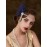 SWEETV Flapper Headbands Womens 1920s Headpiece Great Gatsby Inspired Feather Headband Cocktail Party Rhinestone Hair Accessories for Women, Blue