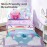 EVERYDAY KIDS 4 Piece Toddler Bedding Set - Unicorn Dreams - Includes Comforter, Flat Sheet, Fitted Sheet and Reversible Pillowcase