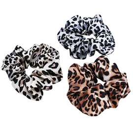 6 Pack Leopard Print Hair Scrunchies Animal Print Slap Bracelet Ponytail Holder Elastic Hair Bands Wrist Line Fabric Scrunchy Hair Ties for Show/Sleepover Party 6 Pack Leopard Print Hair Scrunchies Animal Print Slap Bracelet Ponytail Holder Elastic Hair Bands Wrist Line Fabric Scrunchy Hair Ties for Show/Sleepover Party