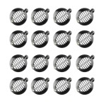 16pcs 2.5 Hair Clips Hair Combs Round Pins Banana Clip Ponytail Holder Hair Accessories for Women Girls, Black