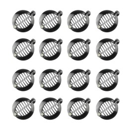 16pcs 2.5 Hair Clips Hair Combs Round Pins Banana Clip Ponytail Holder Hair Accessories for Women Girls, Black 16pcs 2.5 Hair Clips Hair Combs Round Pins Banana Clip Ponytail Holder Hair Accessories for Women Girls, Black