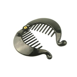 16pcs 2.5 Hair Clips Hair Combs Round Pins Banana Clip Ponytail Holder Hair Accessories for Women Girls, Black