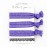 Bachelorette Hair Ties Set No Crease Ribbon Elastics Ouchless Ponytail Holders Hair Bands for Bachelorette Parties Bridal Showers (6 Pack, Glitter Purple)