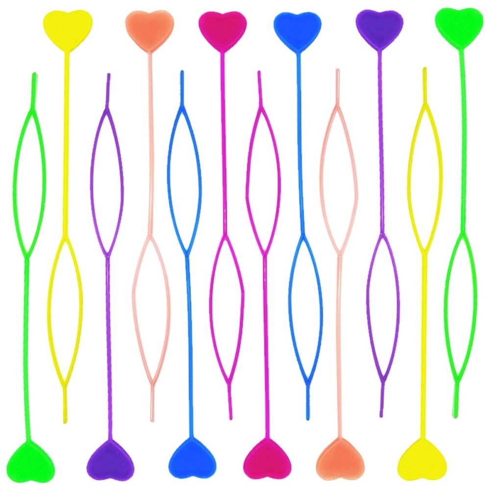 TIHOOD 16PCS Quick Beader for Bead Loading and Hair Styling Kit - Plastic Magic Topsy Tail Hair Braid Ponytail Maker (Random Color)