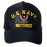 Artisan Owl United States Navy Retired Emblem Patch Hat - Adjustable Baseball Cap (Navy Blue)