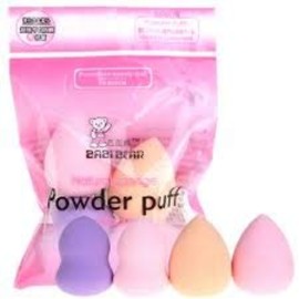 Babi Bear Powder Puff Beauty Blender (4 Pack)
