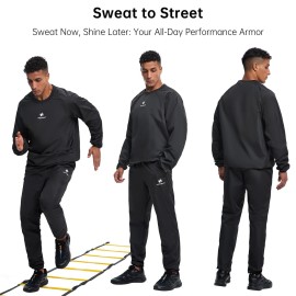 HOTSUIT Sauna Suit Men Anti Rip Sweat Suits Gym Boxing Workout Jackets Pants