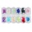 Minejin Nail Art Dried Flowers 3D Design Natural Real Dry Flower Sticker Tips Accessories 12 Colors