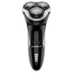 Electric Razor for Men, SweetLF Cordless 3D Rotary Shaver, Waterproof Wet & Dry, Type C Charging, Plug & Play, Rechargeable with Pop-up Trimmer, (Includes 3 Extra Blades), Black