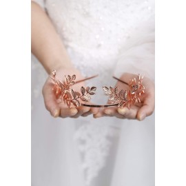 Chargances Goddess Headband Costume Leaf Branch Hair Band Crown Bridal Wedding Headpiece Bohemia Hairpiece for Women Chargances Goddess Headband Costume Leaf Branch Hair Band Crown Bridal Wedding Headpiece Bohemia Hairpiece for Women