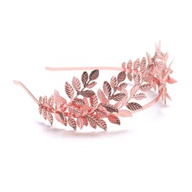 Chargances Goddess Headband Costume Leaf Branch Hair Band Crown Bridal Wedding Headpiece Bohemia Hairpiece for Women Chargances Goddess Headband Costume Leaf Branch Hair Band Crown Bridal Wedding Headpiece Bohemia Hairpiece for Women