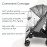 UPPAbaby G-Link and G-Link V2 Rain Shield Waterproof and Windproof Coverage Ventilated Design Quick Attachment Easy Access to Child