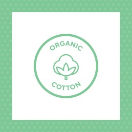 Petit Collage Organic Cotton Baby Blanket, Blue Bear - 100% Organic Soft Cotton, Cuddly Toy, 14.25 x 18, Newborn to Toddler