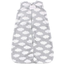 Hudson Baby Unisex Baby Plush Sleeping Bag, Sack, Blanket, Gray Clouds Plush, 0-6 Months Hudson Baby Unisex Baby Plush Sleeping Bag, Sack, Blanket, Gray Clouds Plush, 0-6 Months