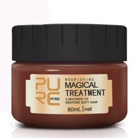 60ml Magical Hair Treatment Mask 5 Seconds Repairs Damage Hair Advanced Molecular Hair deep Conditioner Roots Treatment Return Bouncy Restore Elasticity Hair Care Essence