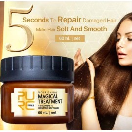 60ml Magical Hair Treatment Mask 5 Seconds Repairs Damage Hair Advanced Molecular Hair deep Conditioner Roots Treatment Return Bouncy Restore Elasticity Hair Care Essence 60ml Magical Hair Treatment Mask 5 Seconds Repairs Damage Hair Advanced Molecular Hair deep Conditioner Roots Treatment Return Bouncy Restore Elasticity Hair Care Essence