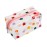 Cute Crystal Clear Cosmetic Bags, Travel Toiletry Clear Makeup Bags, Portable Makeup Brushes Kit Storage Bag, Waterproof Cartoon Organization For Women Girls (Floral)