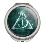 GRAPHICS & MORE Harry Potter Deathly Hallows Logo Compact Travel Purse Handbag Makeup Mirror