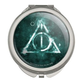 GRAPHICS & MORE Harry Potter Deathly Hallows Logo Compact Travel Purse Handbag Makeup Mirror