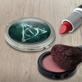 GRAPHICS & MORE Harry Potter Deathly Hallows Logo Compact Travel Purse Handbag Makeup Mirror