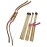 Adventure Awaits! - 2-Pack Handmade Girls Wooden Bow and Arrow Set - 20 Wood Arrows and 2 Quivers - for Outdoor Play