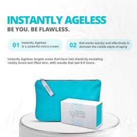 Instantly Ageless - Instant Face Lift Cream - Skin Care for Anti Aging face cream - Instant Under Eye Bags Remover - Facelift in a Box of 25 Vials with Makeup Bag Instantly Ageless - Instant Face Lift Cream - Skin Care for Anti Aging face cream - Instant Under Eye Bags Remover - Facelift in a Box of 25 Vials with Makeup Bag