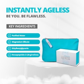 Instantly Ageless - Instant Face Lift Cream - Skin Care for Anti Aging face cream - Instant Under Eye Bags Remover - Facelift in a Box of 25 Vials with Makeup Bag Instantly Ageless - Instant Face Lift Cream - Skin Care for Anti Aging face cream - Instant Under Eye Bags Remover - Facelift in a Box of 25 Vials with Makeup Bag