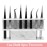 Lash Extension Supplies Tweezer Holder Stand GEMERRY Eyelash Extension Supplies Accessories Tools Acrylic Display Storage 8 Pcs Tweezers Shelf Holder (Marbling)