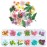 1 Box Dried Flowers for Nail Art, UNIME 16 Colors Dry Flowers Mini Real Natural Flowers Nail Art Supplies 3D Applique Nail Decoration Sticker for Tips Manicure Decor (Mixed Gypsophila Flowers)