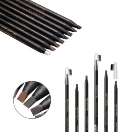 Guapa Microblading Eyebrows Pencil Waterproof Pull Cord Peel-off Brow Pencil Set for Marking, Filling and Outlining, Tattoo Makeup and Permanent Makeup Beauty (5pcs, Gray Brown) Guapa Microblading Eyebrows Pencil Waterproof Pull Cord Peel-off Brow Pencil Set for Marking, Filling and Outlining, Tattoo Makeup and Permanent Makeup Beauty (5pcs, Gray Brown)