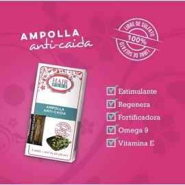 HAIR PLUS AMPOLLA ANTI-CAIDA (.67 OZ c/u - 3 unds)