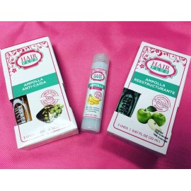 HAIR PLUS AMPOLLA ANTI-CAIDA (.67 OZ c/u - 3 unds)