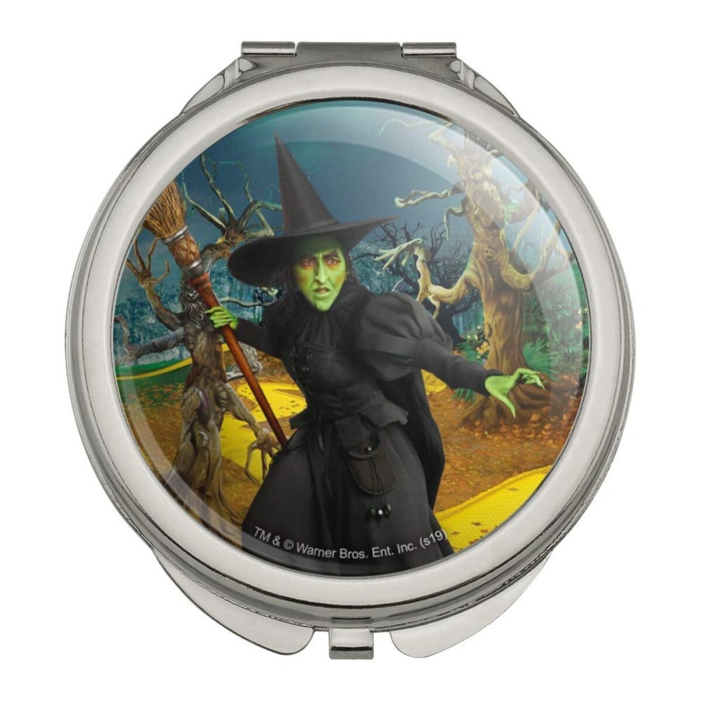 GRAPHICS & MORE Wizard of Oz Wicked Witch Character Compact Travel Purse Handbag Makeup Mirror