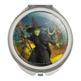 GRAPHICS & MORE Wizard of Oz Wicked Witch Character Compact Travel Purse Handbag Makeup Mirror