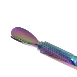 WOKOTO 1Pc Colorful Stainless Steel Nail Shaping Tweezers For Nail Extension Acrylic Nail Tips Cutter Multiple-Functional Nail Clip Manicure Nail Tools Nail Polish Remover Pens For Women Nail Art