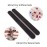 Honbay 20PCS 100/180 Grit Nail File Emery Board Double Sided Nail Care Tool Nail Buffering Files Pedicure Tools for Home and Salon Use