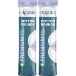 Cliganic Premium Cotton Rounds for Face (200 Count) | Makeup Remover Pads, Hypoallergenic, Lint-Free | 100% Pure Cotton (Packaging May Vary)