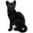 TigerHart Boone The Black Cat - 13 Inch Stuffed Animal Plush
